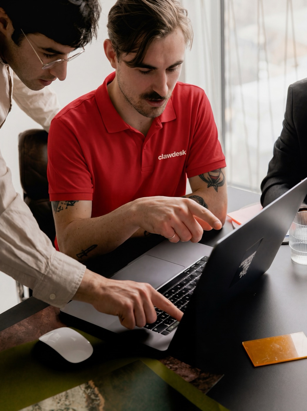 ClawDesk team working on an OpenClaw setup